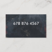 Stadtverfall-Graffiti-Visitenkarten Visitenkarte (Rückseite)