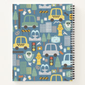 Stadtverkehr Kinder Personalisiert Notizblock (Rückseite)