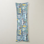 Stadtverkehr Kinder Personalisiert Seitenschläferkissen (Rückseite (Vertikal))