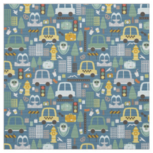 Stadtverkehr Kinder Verkehr Autos Stoff