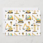 Stadtverkehr LKW 2. Geburtstag Party Einladung (Rückseite)