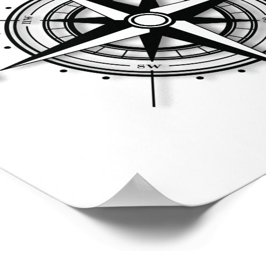 Stadtverwaltung Bourbonnais - Karte Poster (Ecke)