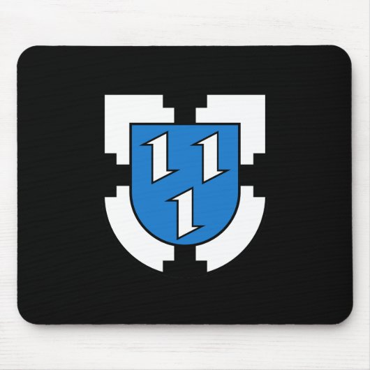 Stadtwappen Flagge Bottrop Deutschland Symbol Schi Mousepad (Vorne)