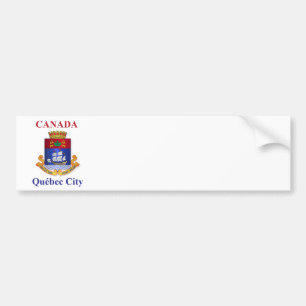 Stadtwappen von Québec Autoaufkleber
