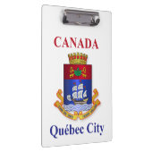 Stadtwappen von Québec Klemmbrett (Rechts)