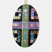 Stadtwohnungen nachts keramikornament (Links)