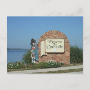 Stadtzeichen Dunedins Florida Postkarte