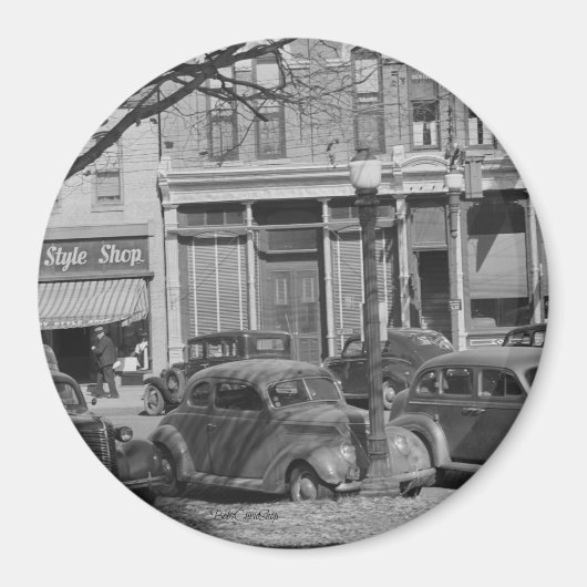 Stadtzentrum 1939 magnet (Vorne)