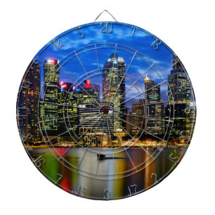 Stadtzentrum Dartscheibe