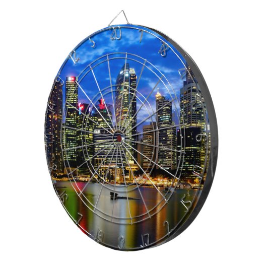 Stadtzentrum Dartscheibe (Vorderseite rechts)