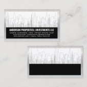 Stadtzentrum | Immobilien-Anwesen Visitenkarte (Vorne/Hinten)