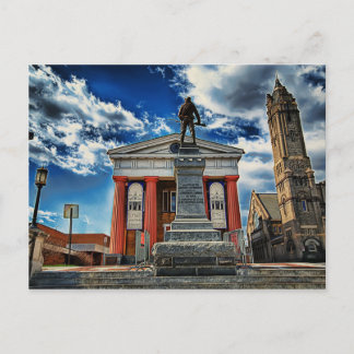 Stadtzentrum Lynchburg Postkarte