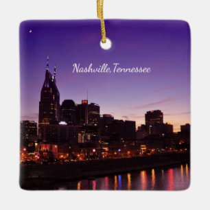 Stadtzentrum Nashville, Tennessee - Keramik Orname Keramikornament