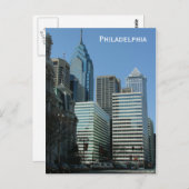 Stadtzentrum Postkarte (Vorne/Hinten)