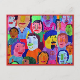 Stadtzentrum Postkarte