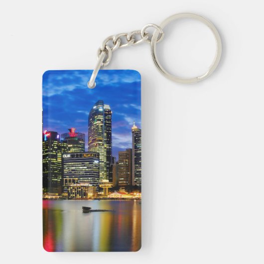 Stadtzentrum Schlüsselanhänger (Rückseite)