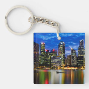 Stadtzentrum Schlüsselanhänger