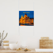 Stadtzentrum von Budapest, Poster (Küche)