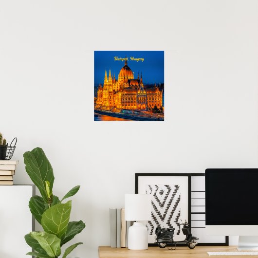Stadtzentrum von Budapest, Poster (Heimbüro)