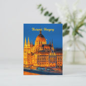 Stadtzentrum von Budapest, Ungarn, Postkarte (Stehend Vorderseite)