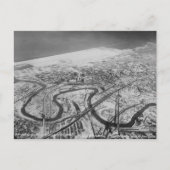 Stadtzentrum von Cleveland im Jahr 1937 Postkarte (Vorderseite)