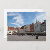 Stadtzentrum von Tallinn Postkarte (Vorne/Hinten)