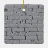 Stadtziegelmauer weiß gestrichen keramikornament (Rückseite)
