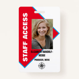 STAFF ACCESS PHOTO I.D. SECURITY PASS AUSWEIS