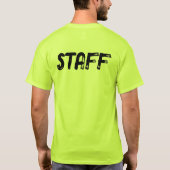 STAFF (back only) T-Shirt (Rückseite)
