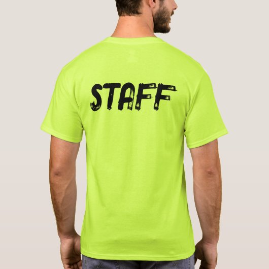 STAFF (back only) T-Shirt (Rückseite)
