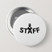 STAFF-Button-Abzeichen Button (Vorne & Hinten)