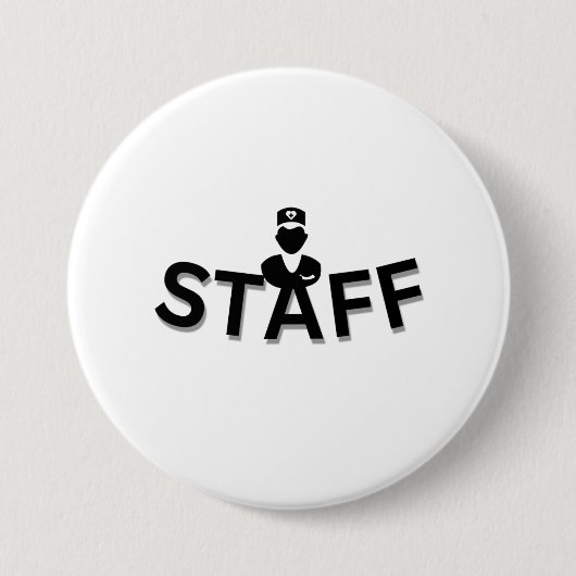 STAFF-Button-Abzeichen Button (Vorderseite)