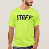 STAFF (front AND back) T-Shirt (Vorderseite)
