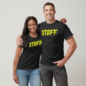 STAFF (front/back) T-Shirt (Unisex)
