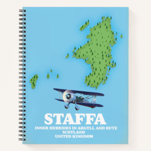 Staffa Inner Hebrides in Argyll and Bute, Schottla Notizblock
