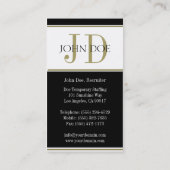 Staffelagentur Gold Stripe W/W Visitenkarte (Rückseite)