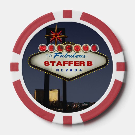 Staffer B Poker Chips (Vorderseite)