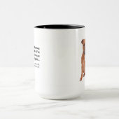 Staffie / Ehefrau Tasse (Zentrum)
