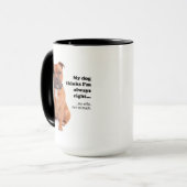Staffie / Ehefrau Tasse (Vorderseite Links)