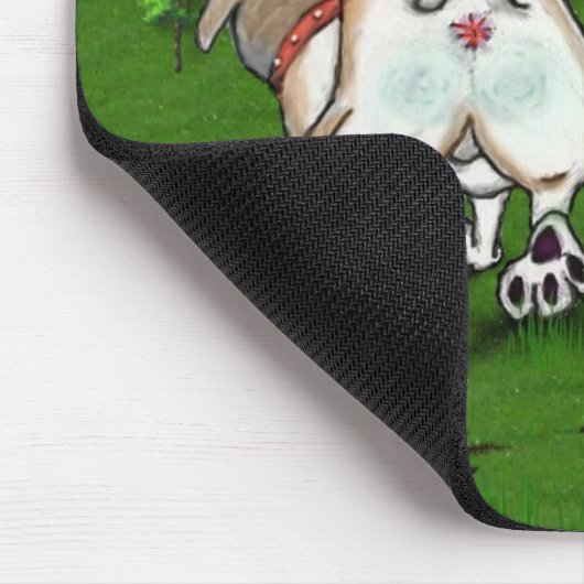 STAFFIE LÄCHELN - Unterseiten oben! Mäusematte Mousepad (Ecke)
