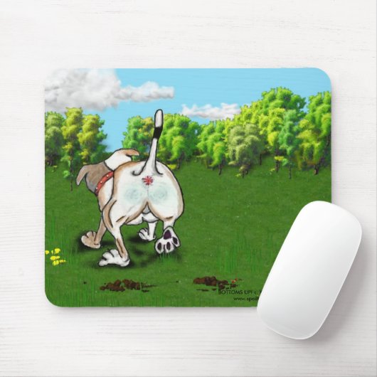 STAFFIE LÄCHELN - Unterseiten oben! Mäusematte Mousepad (Mit Mouse)