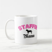 Staffie Mutter Kaffeetasse (Links)