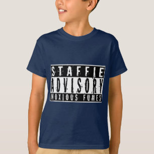 Staffie ratgebende schädliche Dämpfe T-Shirt