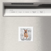 Staffie Traits Magnet (In Situ (Geschirrspüler))