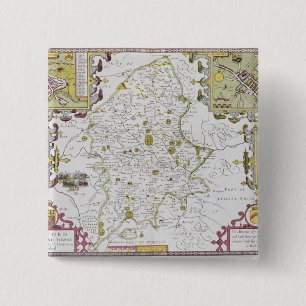 Stafford County und Stadt, graviert durch Jodocus Button