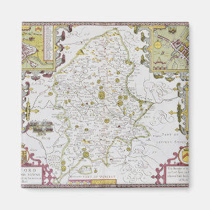 Stafford County und Stadt, graviert durch Jodocus Magnet