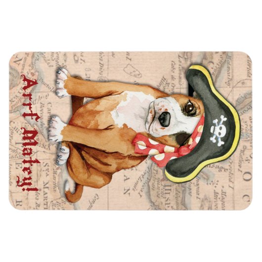 Stafford Pirate Magnet (Horizontal)