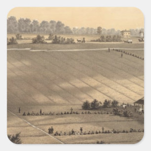 Stafford Schmiede-Moosbeerplantage, West Creek Quadratischer Aufkleber