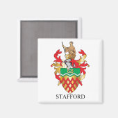 Stafford-Wappen Magnet (Vorderseite/Rückseite)