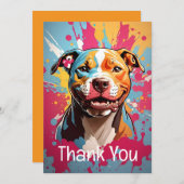 Staffordshire Birthday Dankeskarte (Vorne/Hinten)